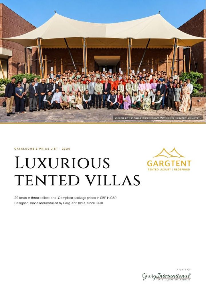 GargTent complete catalogue cover